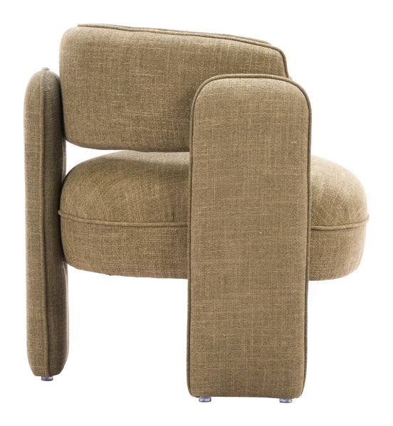 Naan Accent Chair Artichoke Green