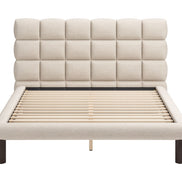 Placid Queen Bed Beige