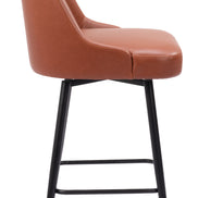 Keppel Swivel Counter Stool Brown