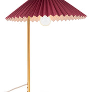 Charo Table Lamp Red & Gold