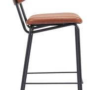 Charon Counter Stool (Set of 2) Vintage Brown
