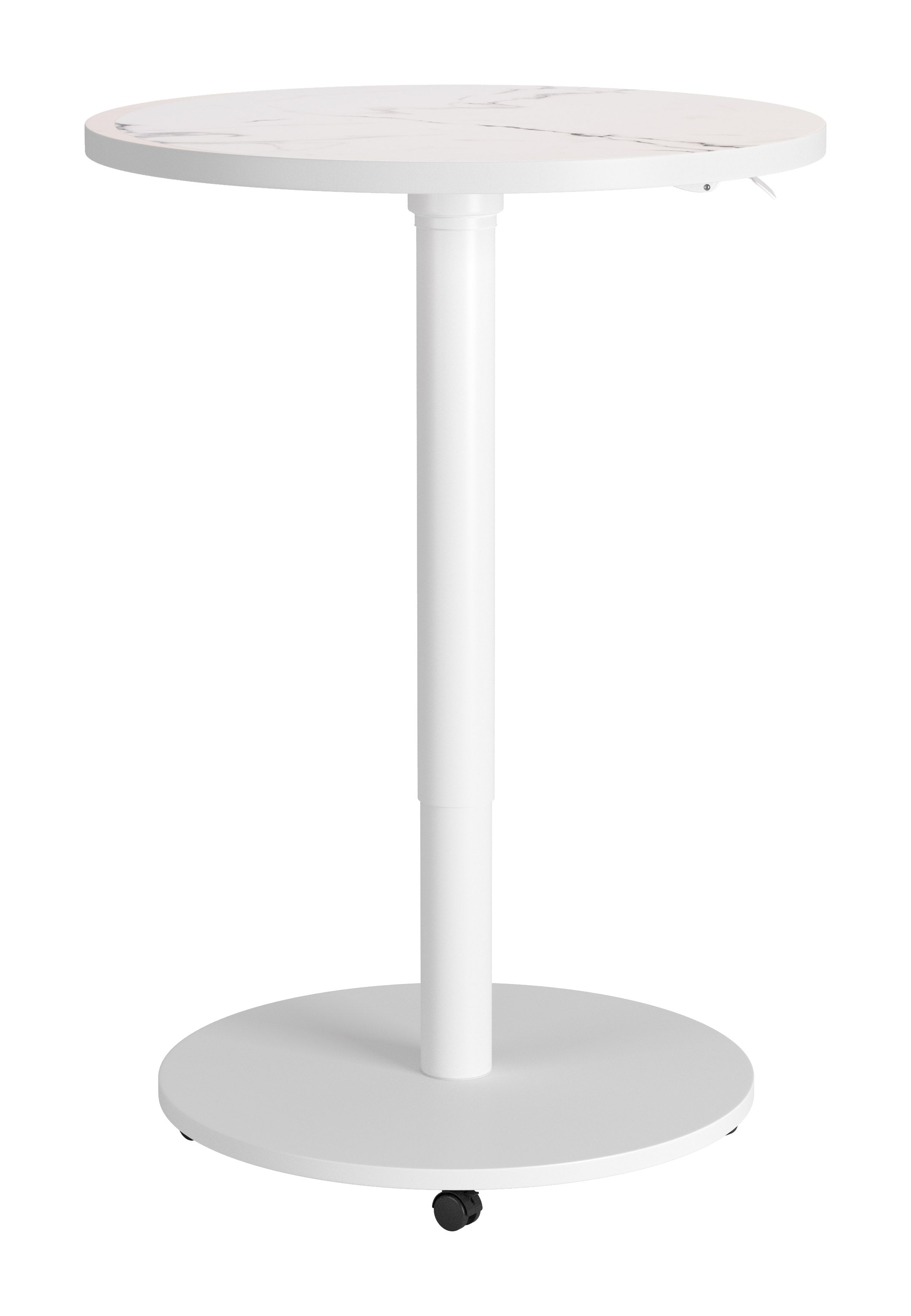 Mule Adjustable Bar Table White