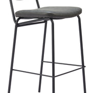 Charon Barstool (Set of 2) Vintage Black