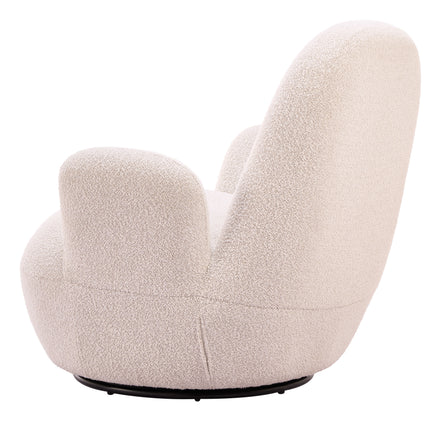 Lunet Swivel Chair Ivory