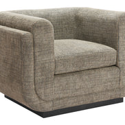 Sereneu Accent Chair Green Tweed