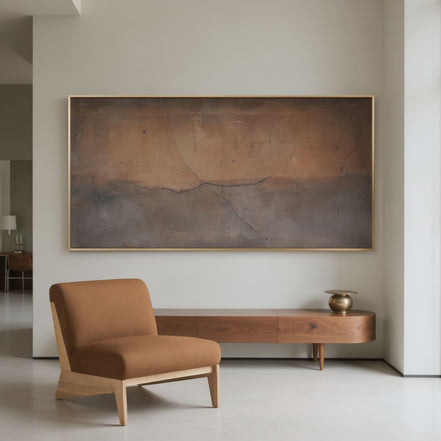 Vance - Modern Brown Fabric + Wood Accent Chair - image 5