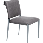 Freesia Dining Chair (Set of 2) Charcoal Gray