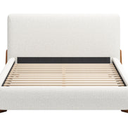 Baris Queen Bed Ivory