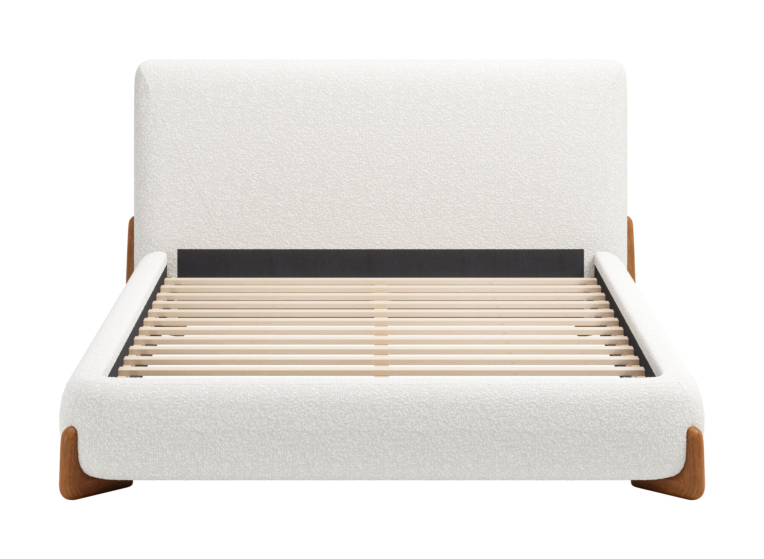 Baris Queen Bed Ivory