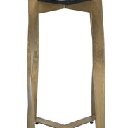 Noara Accent Table Black & Brass