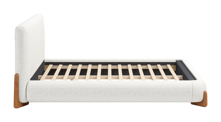 Baris Queen Bed Ivory