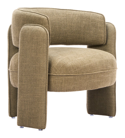 Naan Accent Chair Artichoke Green