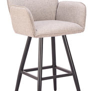 Sieve Swivel Barstool Beige