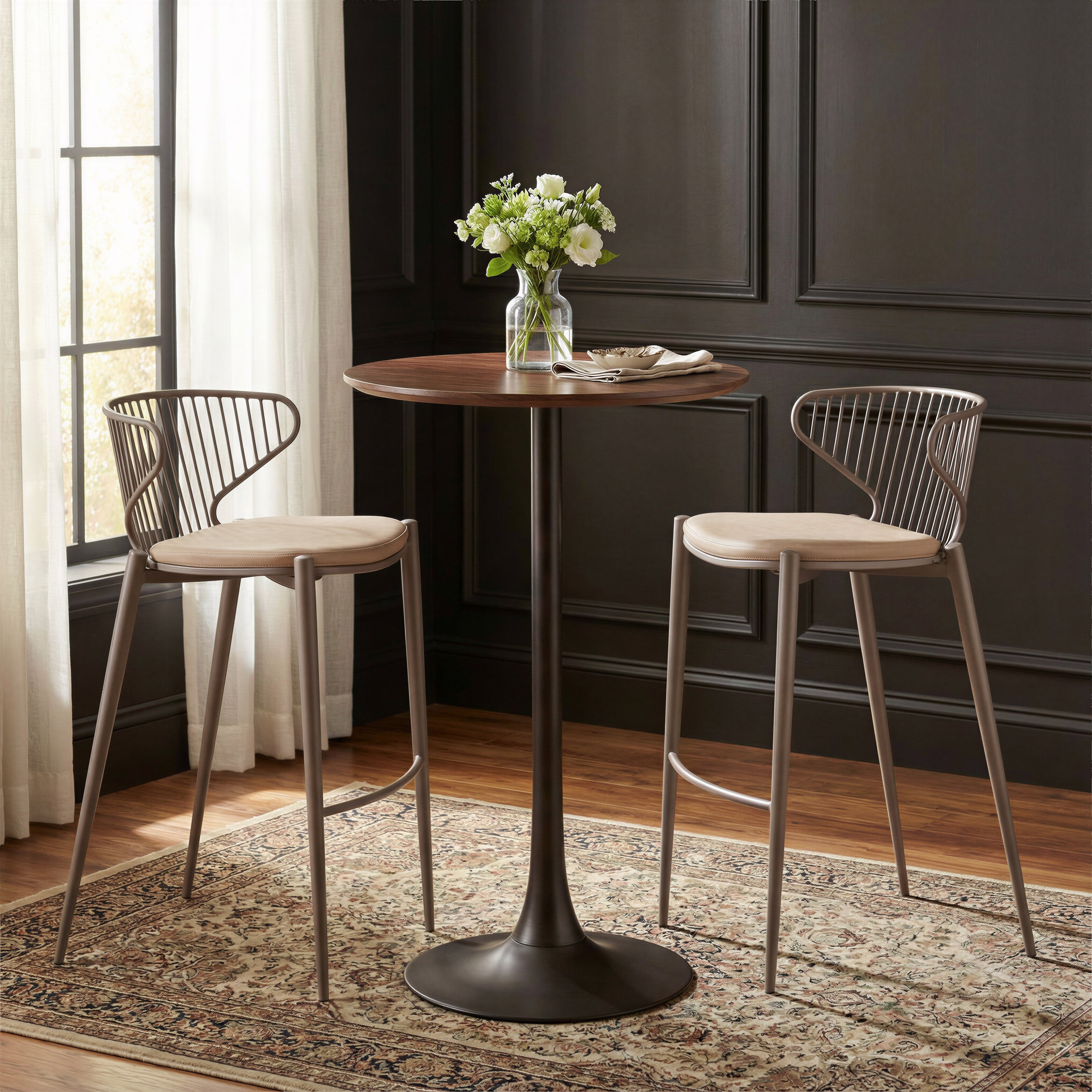 Auray Bar Table Brown