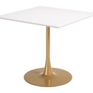 Epas Dining Table White & Gold