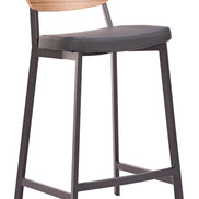 Ardenne Counter Stool (Set of 2) Black & Brown