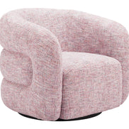 Refine Swivel Chair Pink Tweed