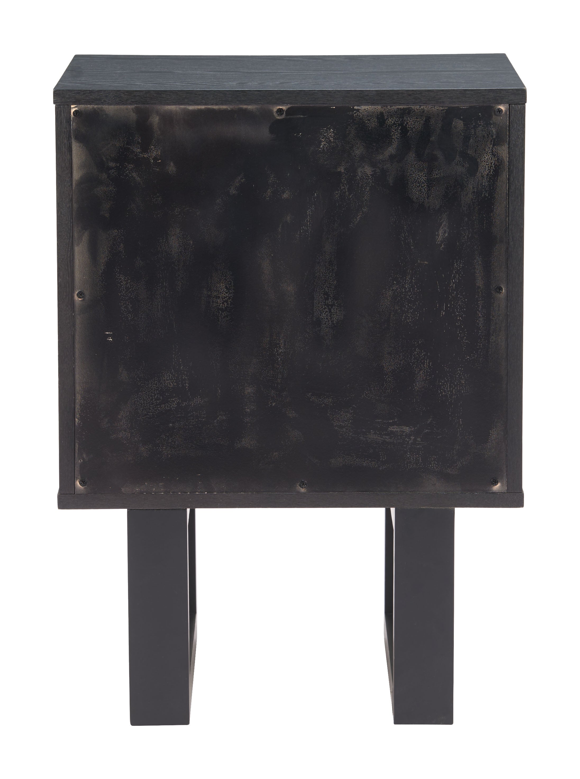 Aremi Nightstand Brown & Black
