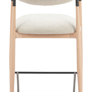 Equinox Counter Stool Oyster Gray & Natural
