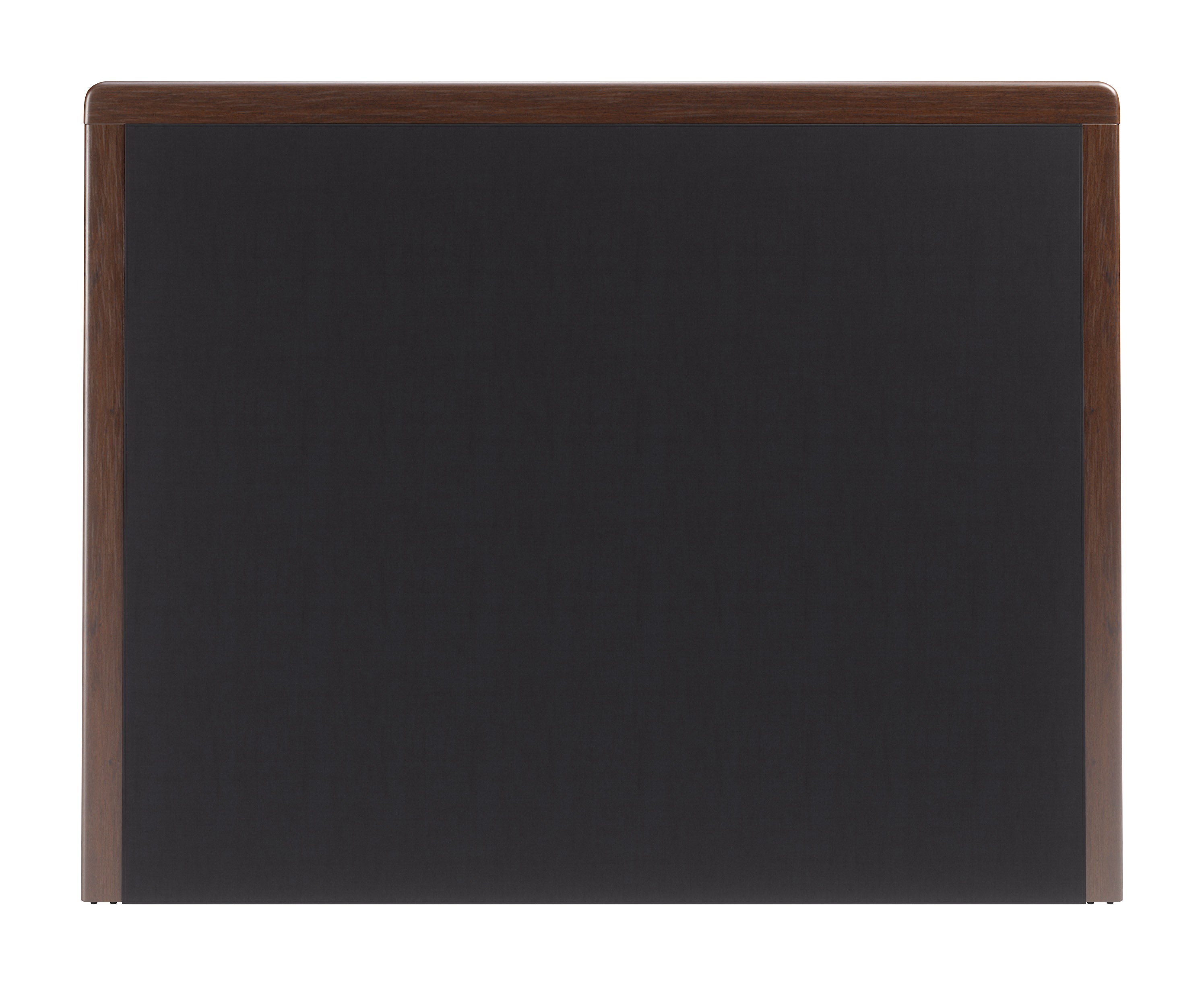 Somune Queen Bed Gray & Walnut