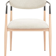 Equinox Dining Chair Oyster Gray & Natural