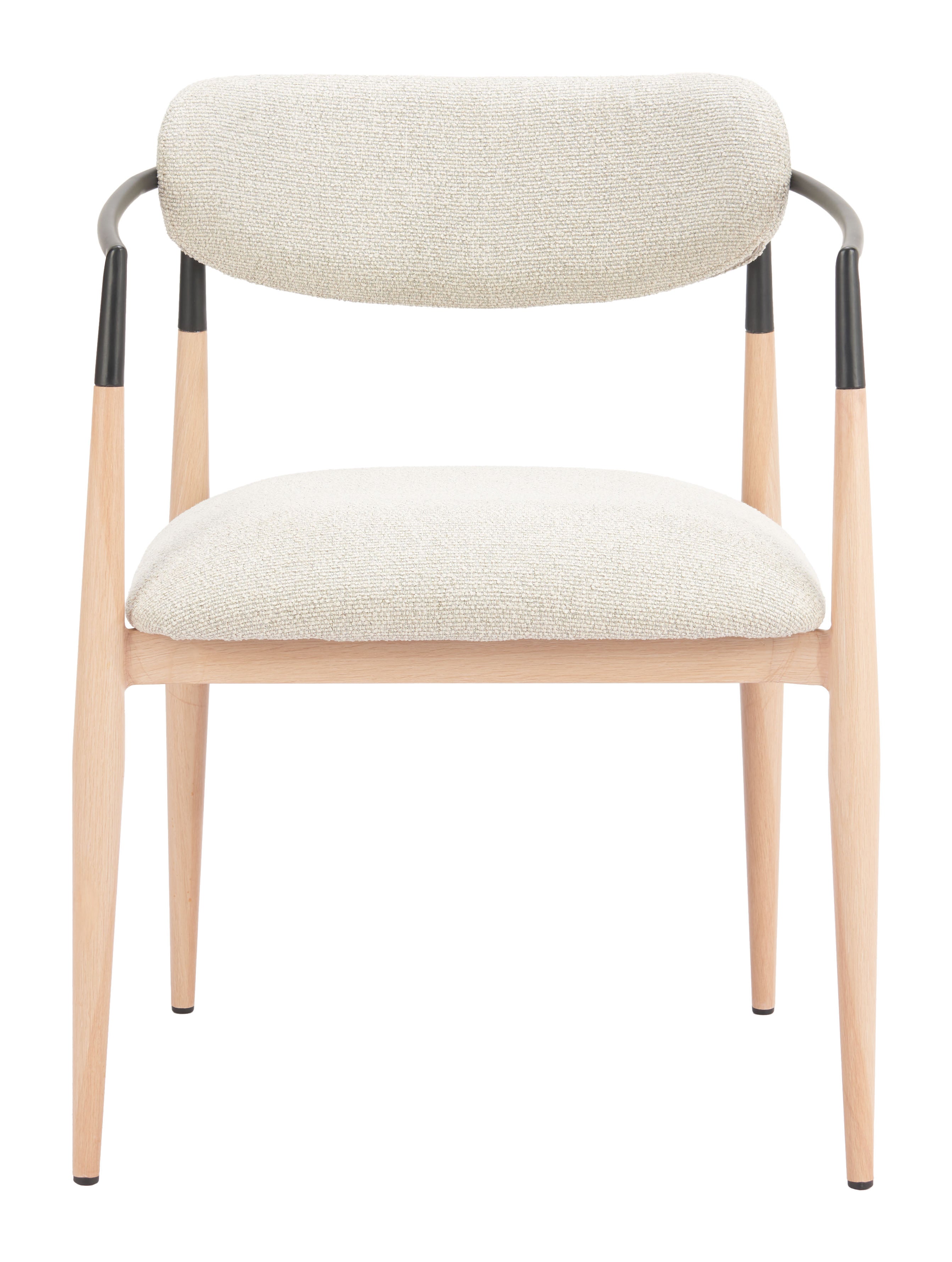 Equinox Dining Chair Oyster Gray & Natural