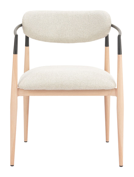Equinox Dining Chair Oyster Gray & Natural