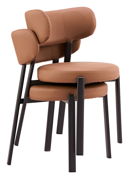 Prairie Dining Chair (Set of 2) Brown