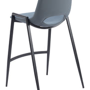 Desi Counter Stool (Set of 2) Azure Gray