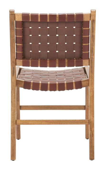 Feder Dining Chair (Set of 2) Brown