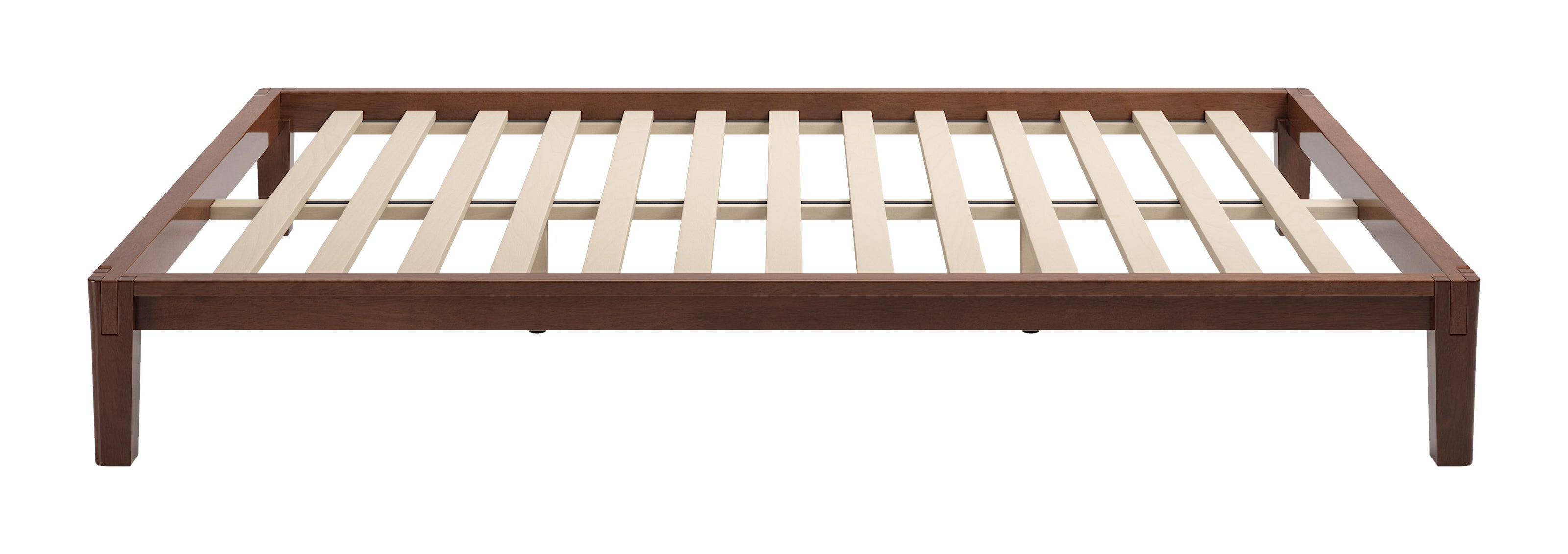 Luum Queen Platform Bed Frame Walnut