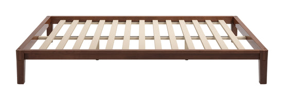 Luum Queen Platform Bed Frame Walnut