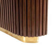Obeah Desk White & Walnut