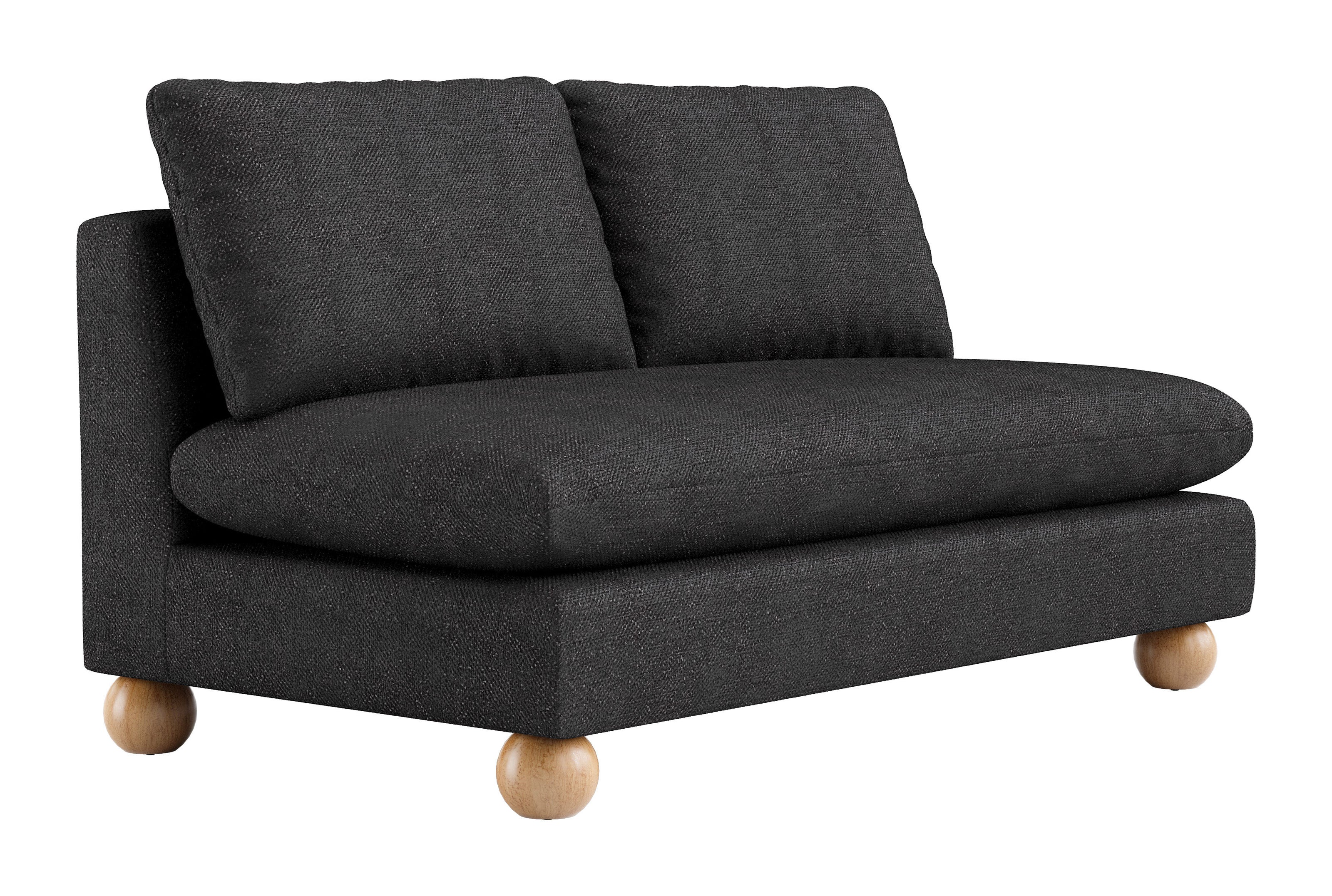 Minze Loveseat Black