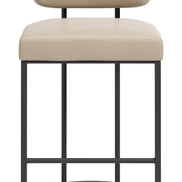 Velar Counter Stool (Set of 2) Beige & Gray