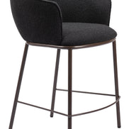 Essen Counter Stool Black & Bronze