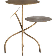 Mavro Accent Table Brass