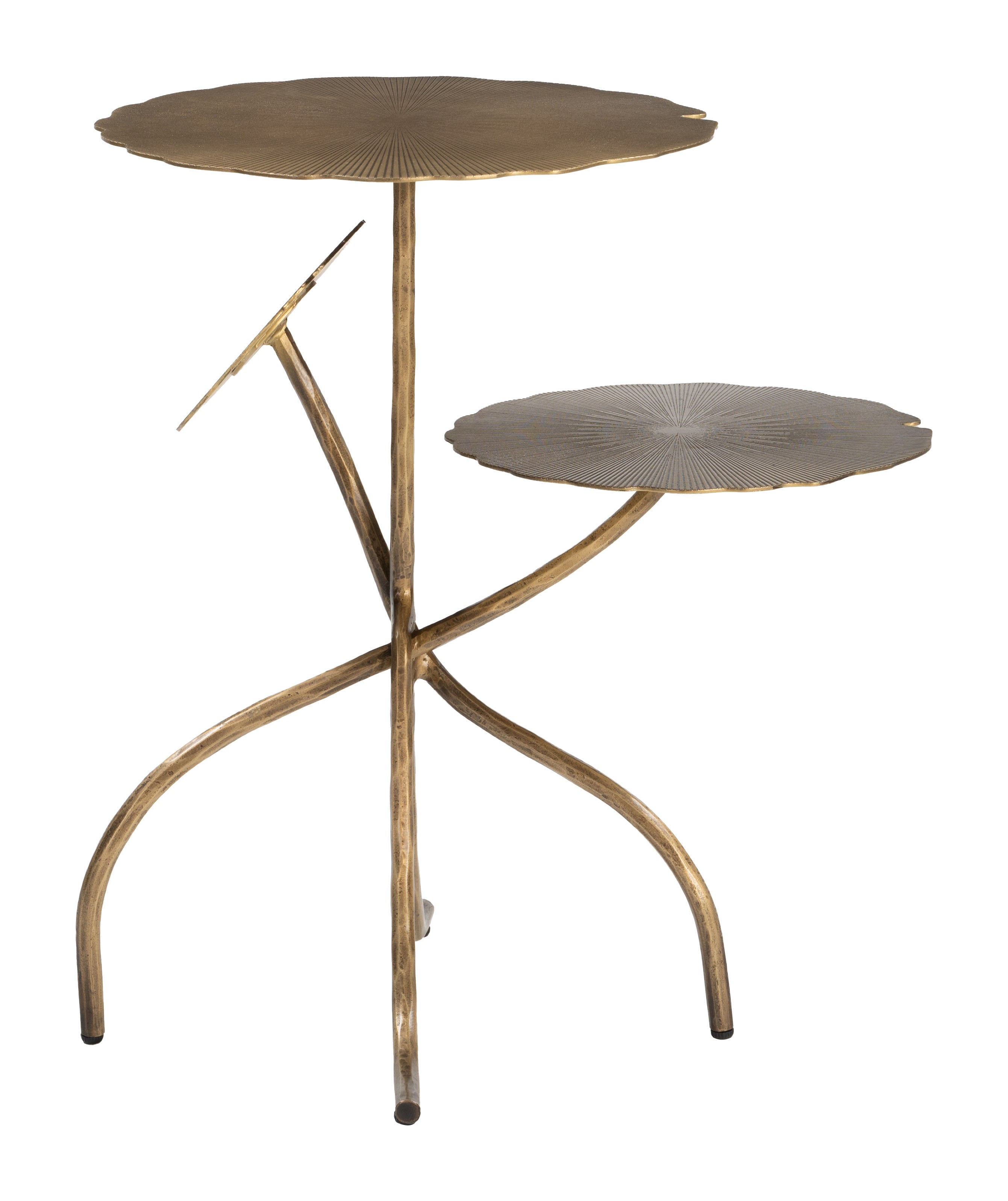 Mavro Accent Table Brass