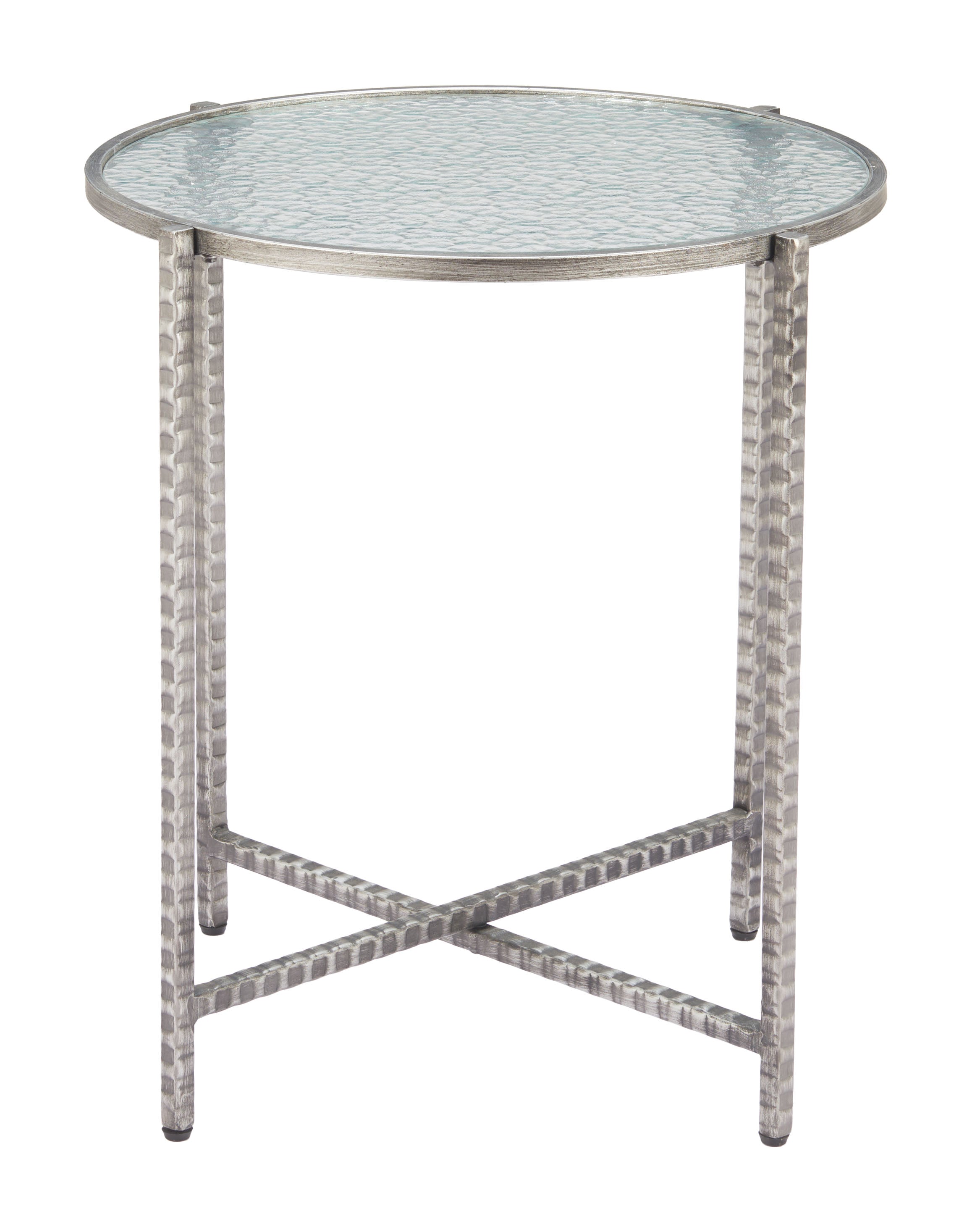 Vetro Side Table Silver