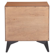 Zarif Nightstand Black & Walnut