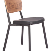 Ardenne Dining Chair (Set of 4) Black & Brown
