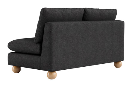 Minze Loveseat Black