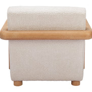 Subliem Accent Chair Cotton White