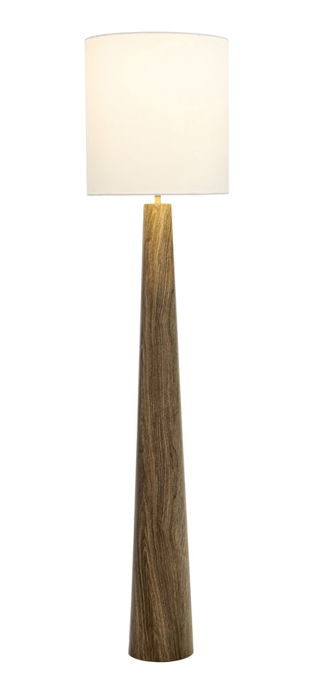 Woonari Solar Floor Lamp Brown