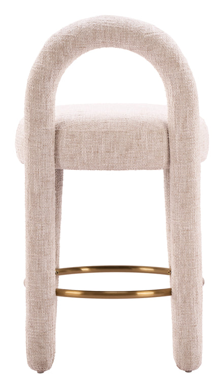 Curco Counter Stool (Set of 2) Beige