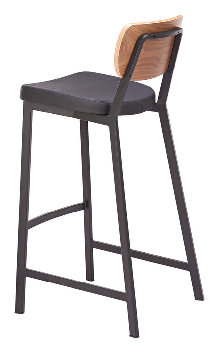 Ardenne Barstool (Set of 2) Black & Brown