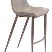 Magnus Barstool (Set of 2) Brown & Walnut