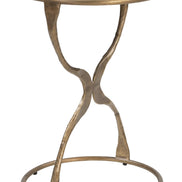 Tempus Accent Table Black & Brass