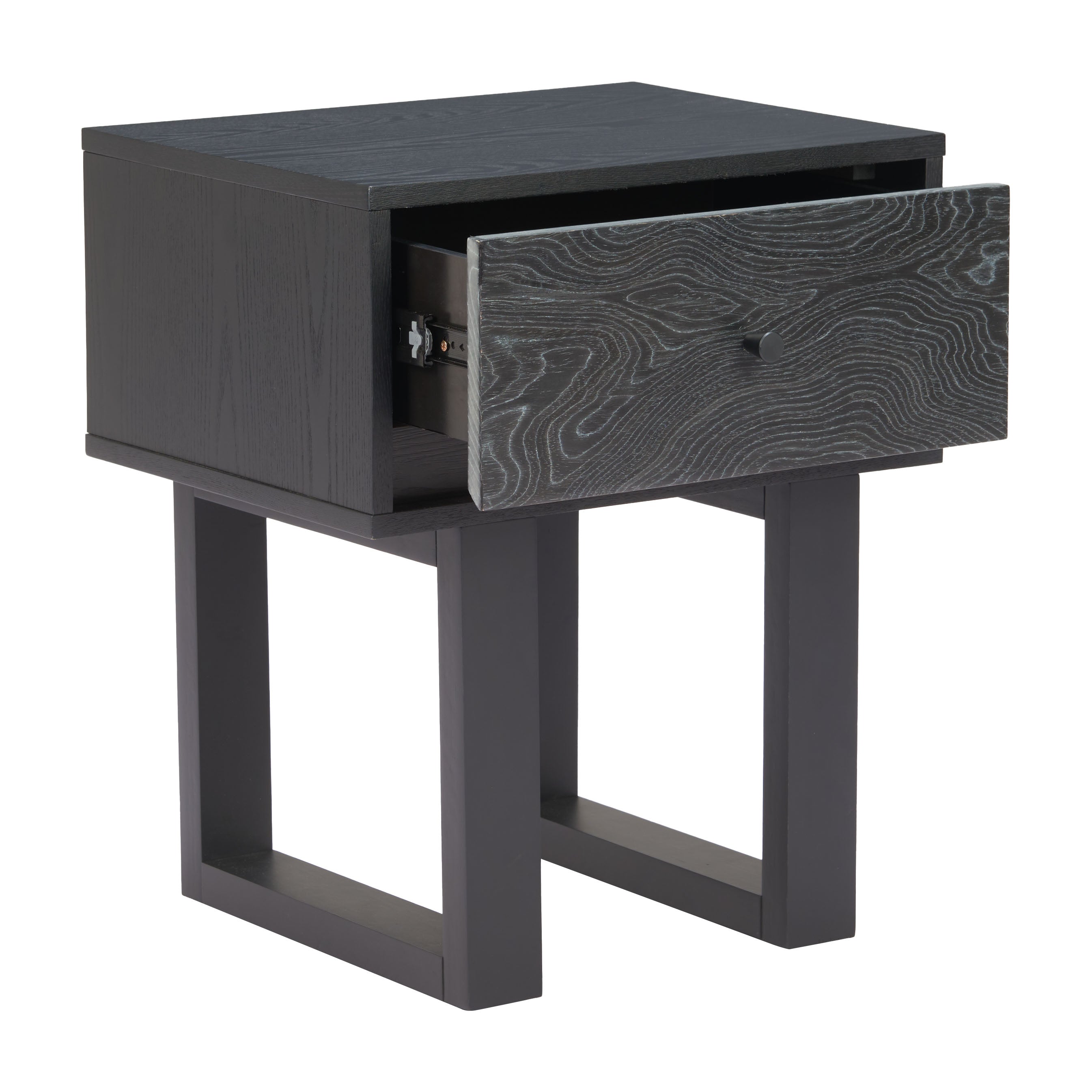 Gus Nightstand Black