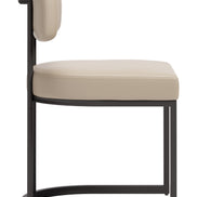 Velar Dining Chair (Set of 2) Beige & Gray